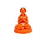 Lord Hanuman Idol in Prayer | Car Dashboard