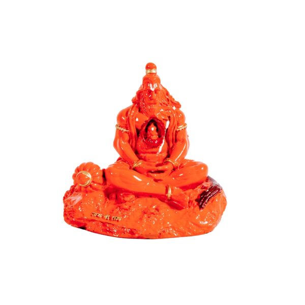 Hanuman Ji Murti Statue with Ram Ji in Heart -Orange